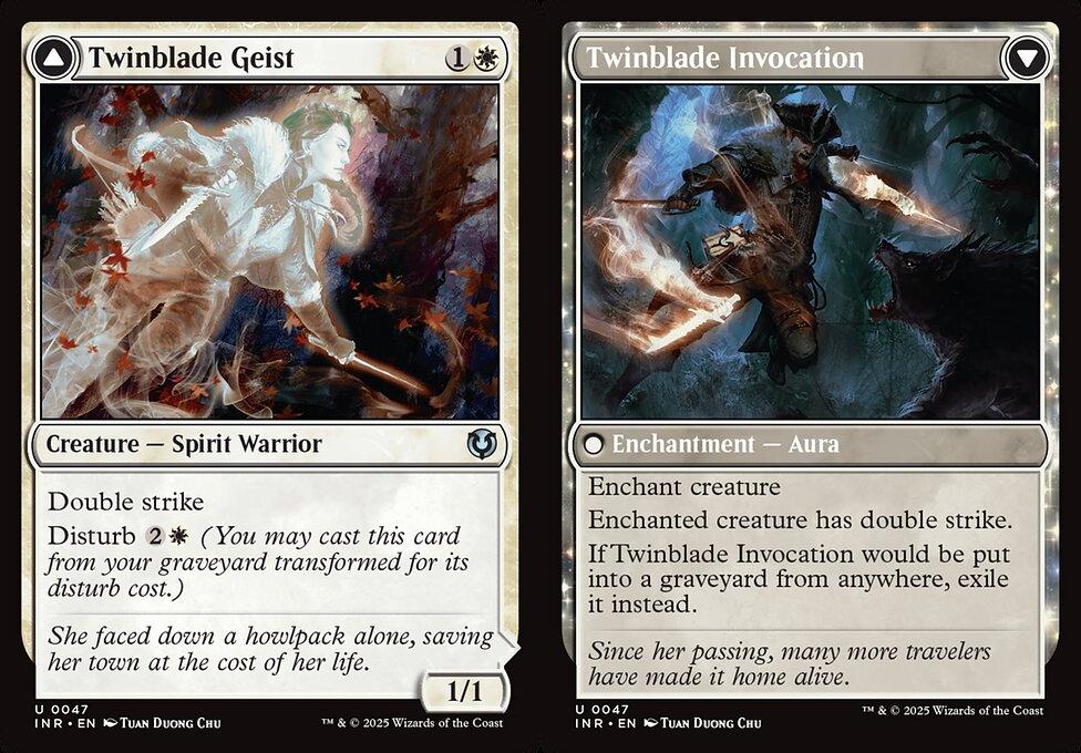 Twinblade Geist // Twinblade Invocation - Foil